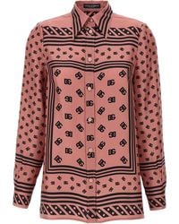Dolce & Gabbana - Silk Shirt - Lyst
