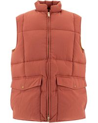 Beams Plus - Oxford Nylon Sleeveless Down Jacket Jackets And Coats - Lyst