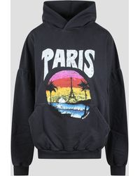 Balenciaga - Paris tropical round hoodie - Lyst