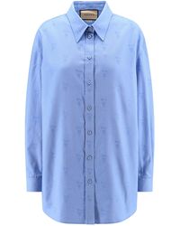 Gucci - Camicia in cotone Oxford - Lyst