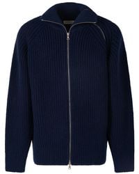 Dries Van Noten - Maglione Monty Con Zip Completa E Collo Alto-Uomo - Lyst