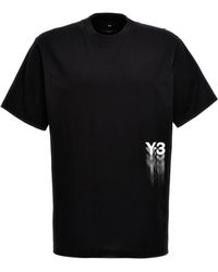 Y-3 - Gfx T Shirt Nero - Lyst