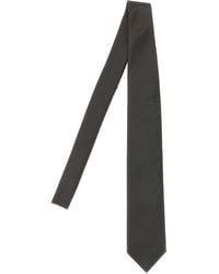Brioni - Jacquard Tie Cravatte Nero-Uomo - Lyst