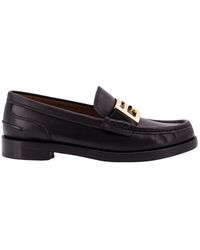 Fendi - Baguette Leather Loafer - Lyst
