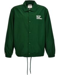 Lacoste - Do You Speak ? Giacche Verde - Lyst