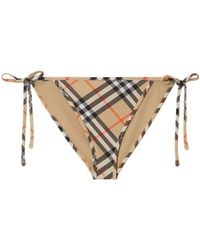Burberry - Beachwear Neutral, Black - Lyst
