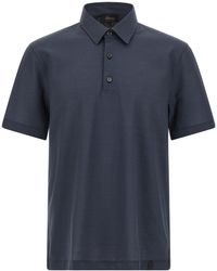 Brioni - Cotton Polo Shirt - Lyst