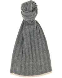 Brunello Cucinelli - Ribbed Scarf - Lyst