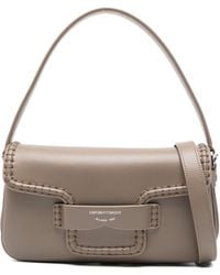 Emporio Armani - Leather Shoulder Bag - Lyst