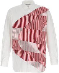 Comme des Garçons - Striped Patterned Shirt Shirt, Blouse - Lyst