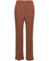 Issey Miyake - 'Hatching Pleats' Pants - Lyst