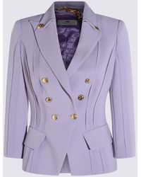 Elisabetta Franchi - Lilac Blazer - Lyst