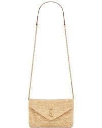 Saint Laurent - Clutch Bag With Chain "Cassandras"-Donna - Lyst