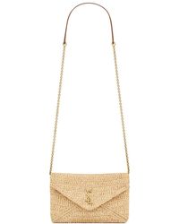 Saint Laurent - Clutch Bag With Chain "Cassandras" - Lyst