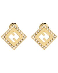 Fendi - "Forever" Earrings-Donna - Lyst