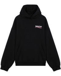 Balenciaga - Cotton Medium Fit Hoodie-Uomo - Lyst