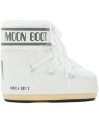 Moon Boot - Stivali Icon Imbottiti Con Stampa-Donna - Lyst