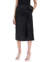 Simone Rocha - Pencil Skirt With Floral Applique - Lyst