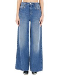 Isabel Marant - Jeans Svasati A Vita Alta - Lyst