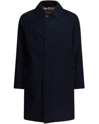Burberry - Coats Blu-Uomo - Lyst