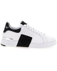 Philipp Plein - Hexagon Sneakers Bianco/Nero-Uomo - Lyst