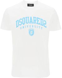 DSquared² - College Print T Shirt - Lyst