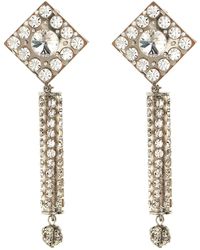 Alessandra Rich - Crystal Earrings Jewelry - Lyst