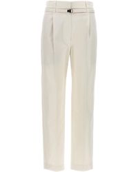 Brunello Cucinelli - With Front Pleats Pants - Lyst