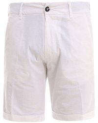 PERFECTION GDM - Stretch Cotton Bermuda Shorts - Lyst