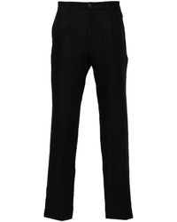 Dolce & Gabbana - Slim Fit Linen Trousers - Lyst