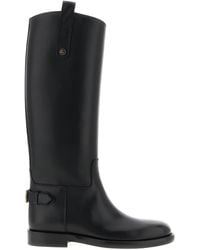 Burberry - Cavalier Stivali E Stivaletti Nero-Donna - Lyst