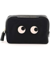 Anya Hindmarch - Important Things Eyes Nylon Pouch - Lyst