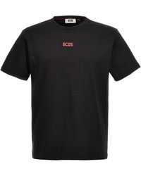Gcds - Basic Logo T Shirt Nero - Lyst