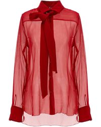 Ermanno Scervino - Pussy Bow Shirt - Lyst