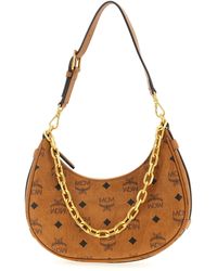 MCM - Aren Crescent Hobo Borse A Spalla E Tracolla Marrone-Donna - Lyst