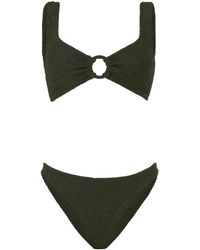 Hunza G - Julia Bikini With Tonal Circles - Lyst