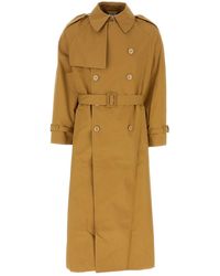 Vetements - Ochre Cotton Oversize Trench Coat - Lyst