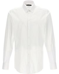 Dolce & Gabbana - Dg Essential Shirt Camicie Bianco - Lyst