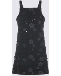 Twinset - Dresses Boucle' Fiori Nero-Donna - Lyst