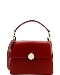 Chloé - Leather Handbag With Metald Details - Lyst