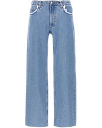 A.P.C. - Relaxed Raw Edge Jeans Celeste - Lyst