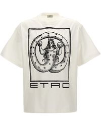 Etro - Logo Print T-shirt - Lyst