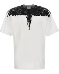 Marcelo Burlon - Icon Wings T-shirt White/black - Lyst