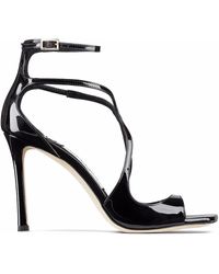 Jimmy Choo - Azia 95Mm Sandals With Square Toe - Lyst