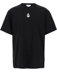 McQueen - T Shirt Nero-Uomo - Lyst