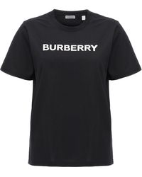 Burberry - Margot T Shirt Bianco/Nero - Lyst