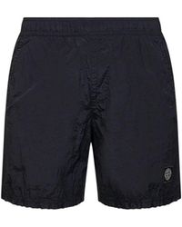 Stone Island - Econylon Swim Trunks - Lyst