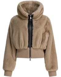 Pinko - Faux Fur Bomber Jacket Giacche-Donna - Lyst