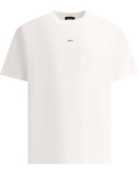 A.P.C. - Kyle T-Shirts Bianco - Lyst