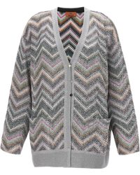 Missoni - Sequin Cardigan Sweater, Cardigans - Lyst